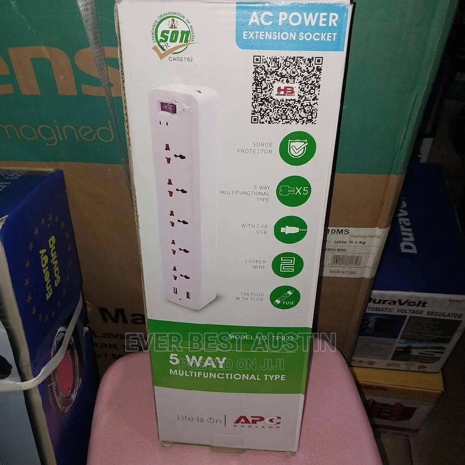 APC Original Surge Protector Extension With Usb