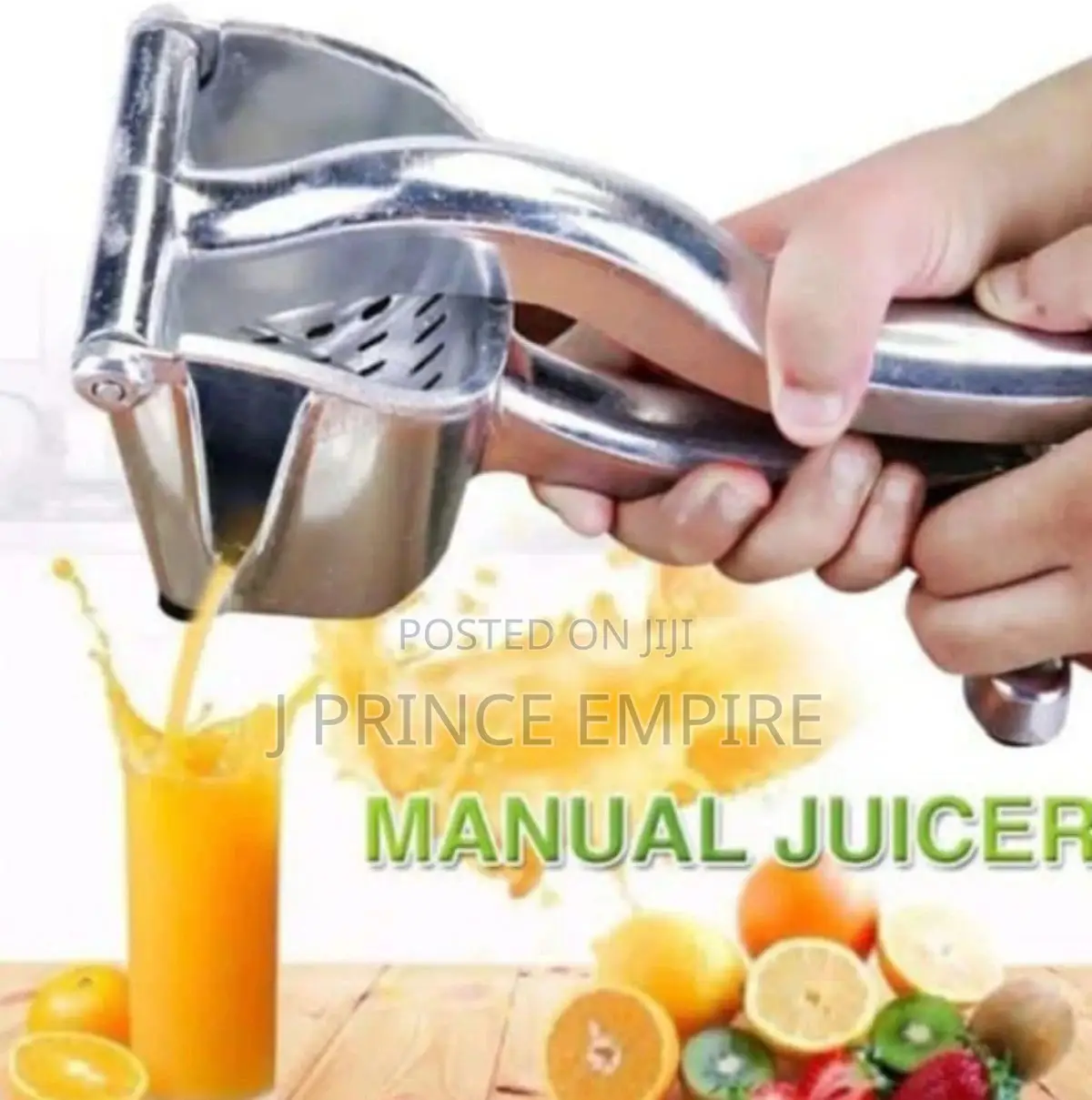 Manual Juice Squeezer Aluminum Alloy Hand Pressure Juicer
