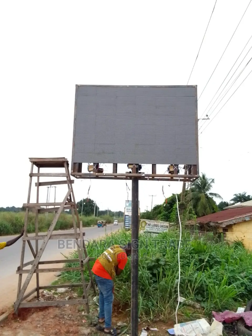 Road Side Video Billboard 6ft by 5ft Front Back Led Screen
