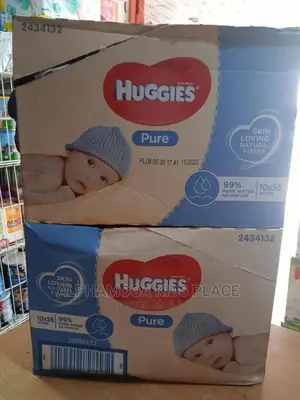 Huggies Pure Wipes by 10