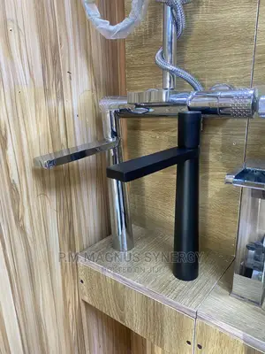 England Standard Black Basin Mixer Tap