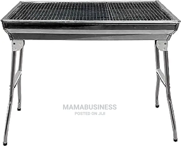 Big Standing Stainless BBQ Grill