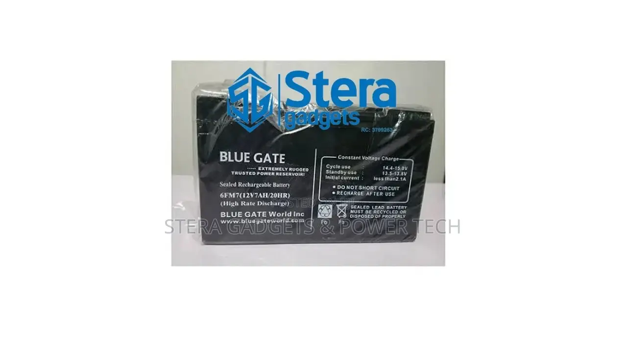 7AH 12V Bluegate Battery