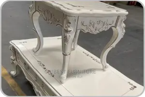 Center Table With Two Side Stools