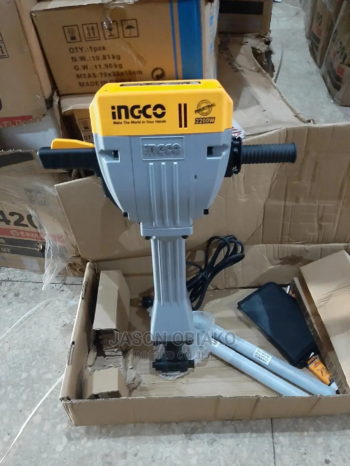 Ingco D3molition Breaker 2200W