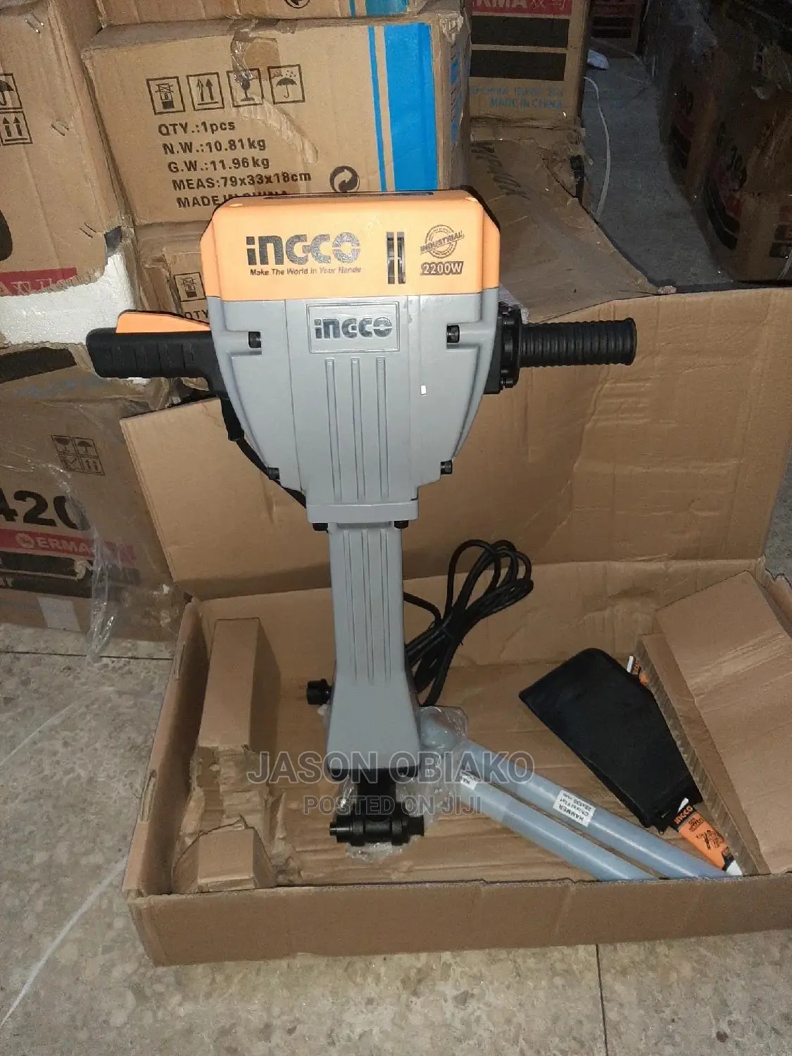 Ingco D3molition Breaker 2200W