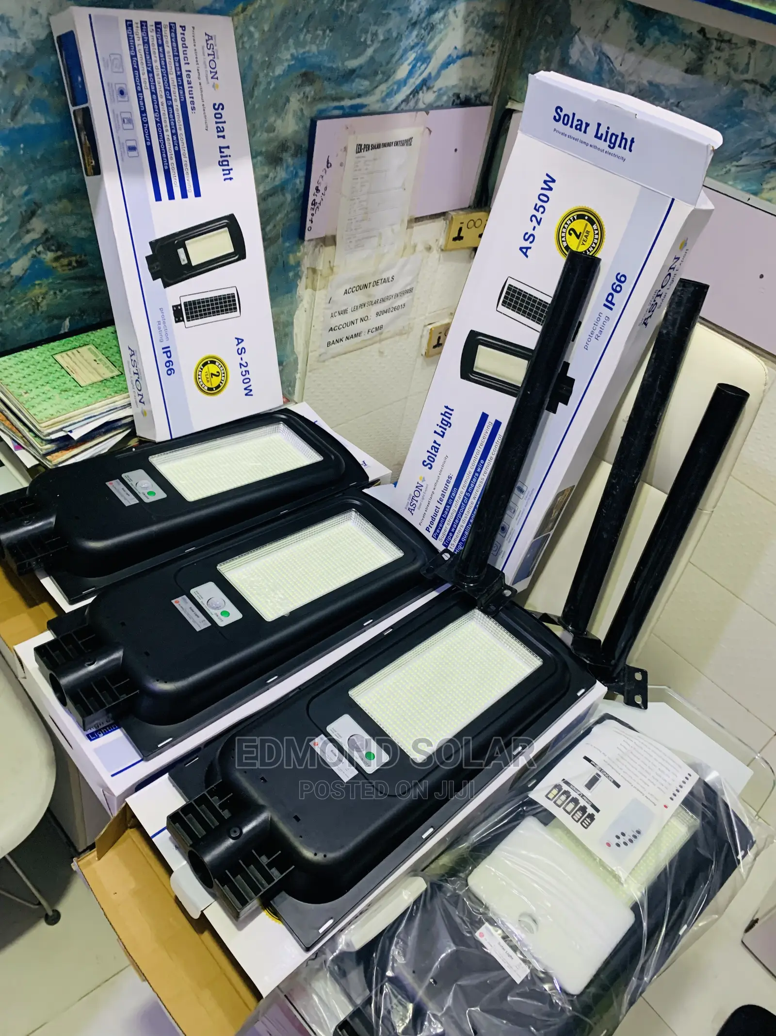 ASTON SOLAR Street Lights 250w Solar