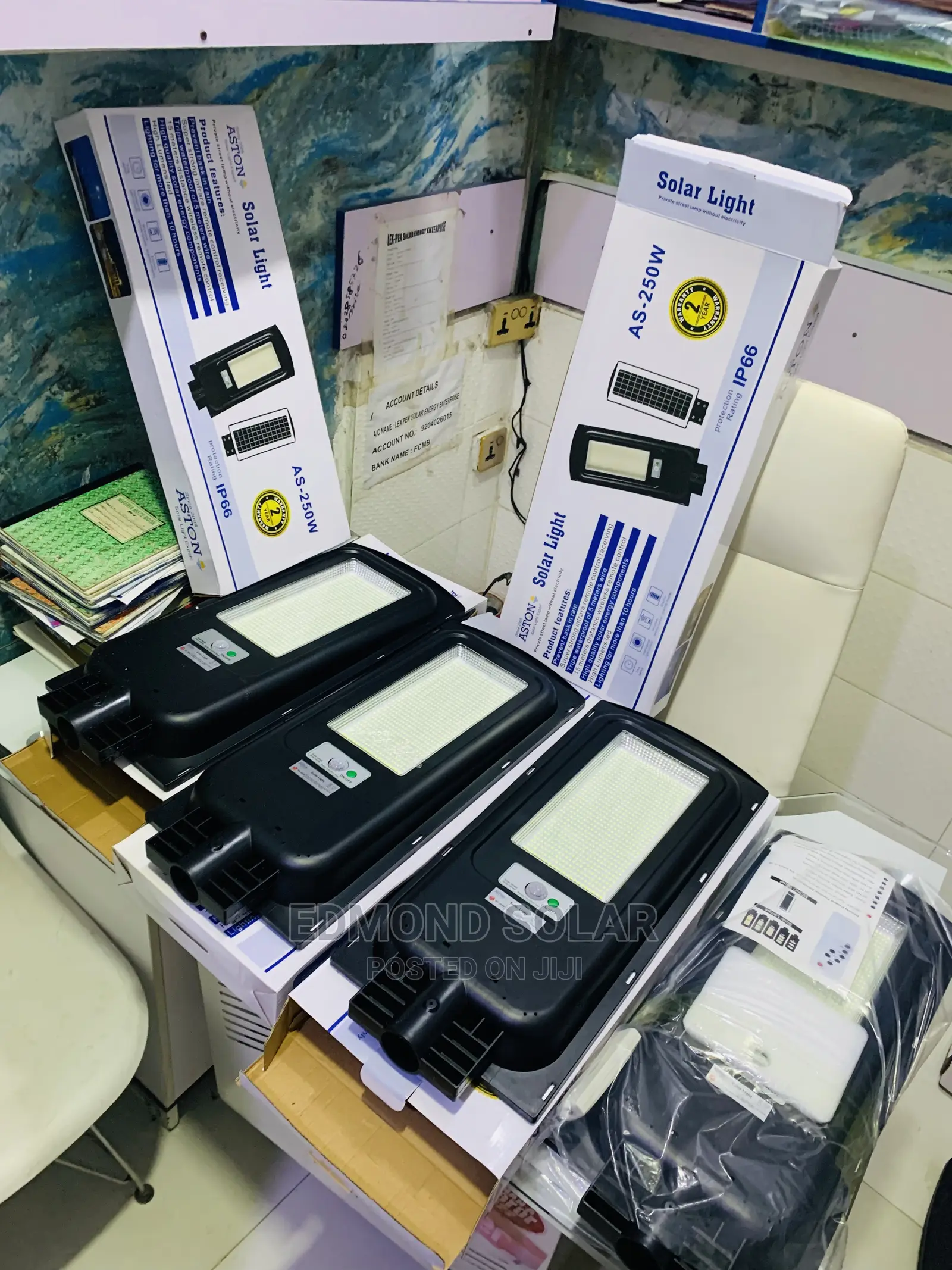 ASTON SOLAR Street Lights 250w Solar