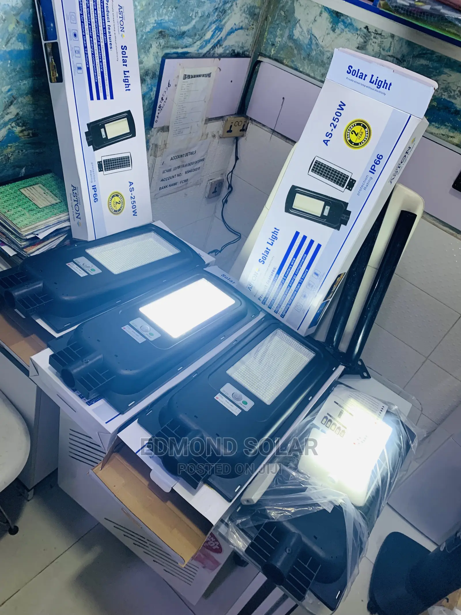 ASTON SOLAR Street Lights 250w Solar