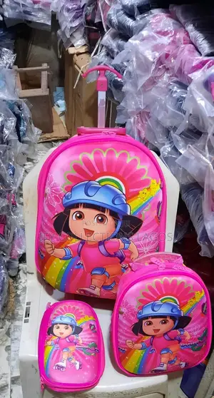 3in1 School Trolley Backpack