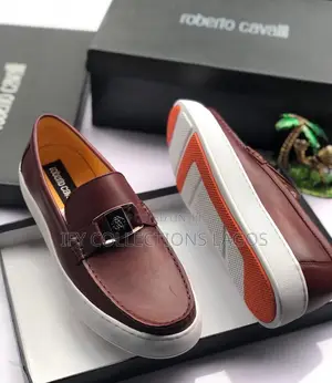 Roberto Cavalli Men's Luxury Leather Shoes