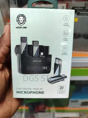 Green Lion 2in1 Digital Display Wireless Microphone