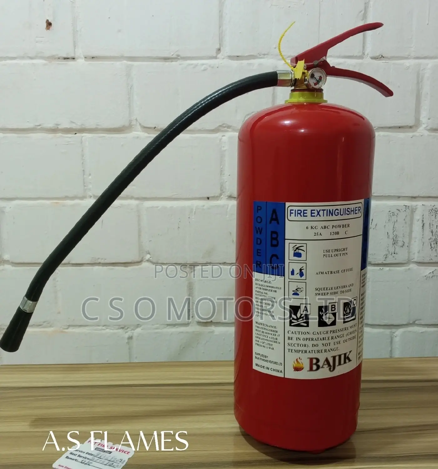 Fire Extinguisher DCP 6kg
