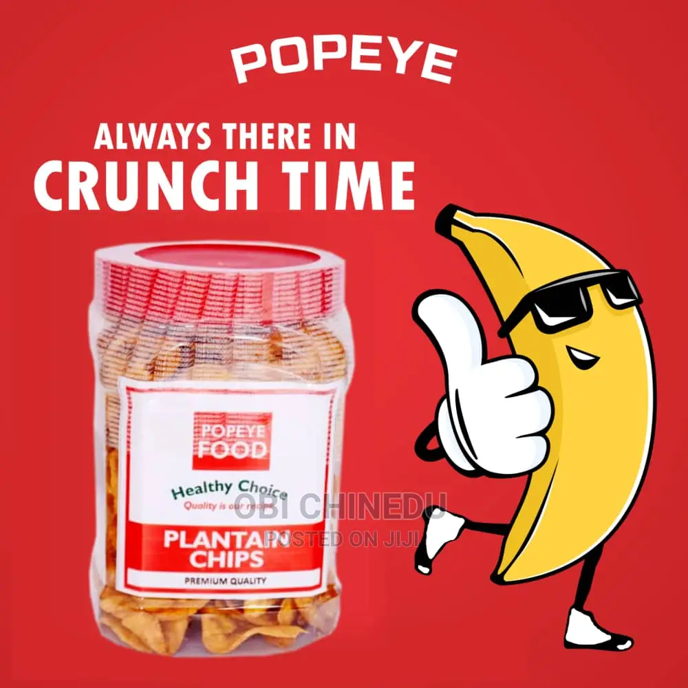 Well Prepared Packaged Plantain Chips.