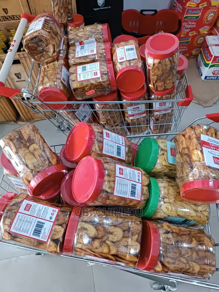 Well Prepared Packaged Plantain Chips.