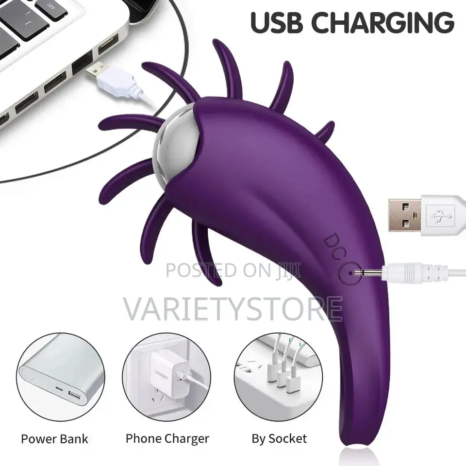 Rechargeable Clitoris Stimulation Delay Ejaculatio Cock Ring