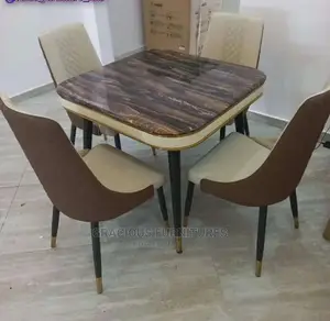 Marble Dining Set by 4seaters