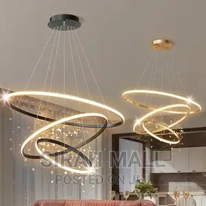 Living Room Hotel Circle Hanging Pendant Light.
