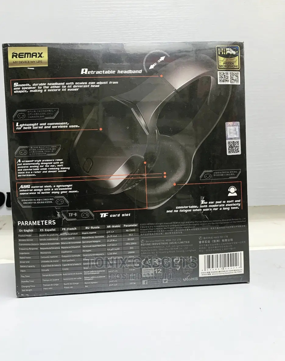 Wireless Gaming Headphone With Hifi Sound