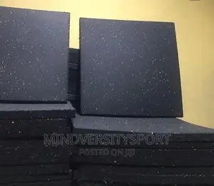 Gym Rubber Mat (1.6ft by 1.6ft)