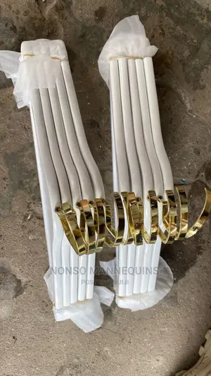 White And Gold Pure Luxury Clothes Hangers