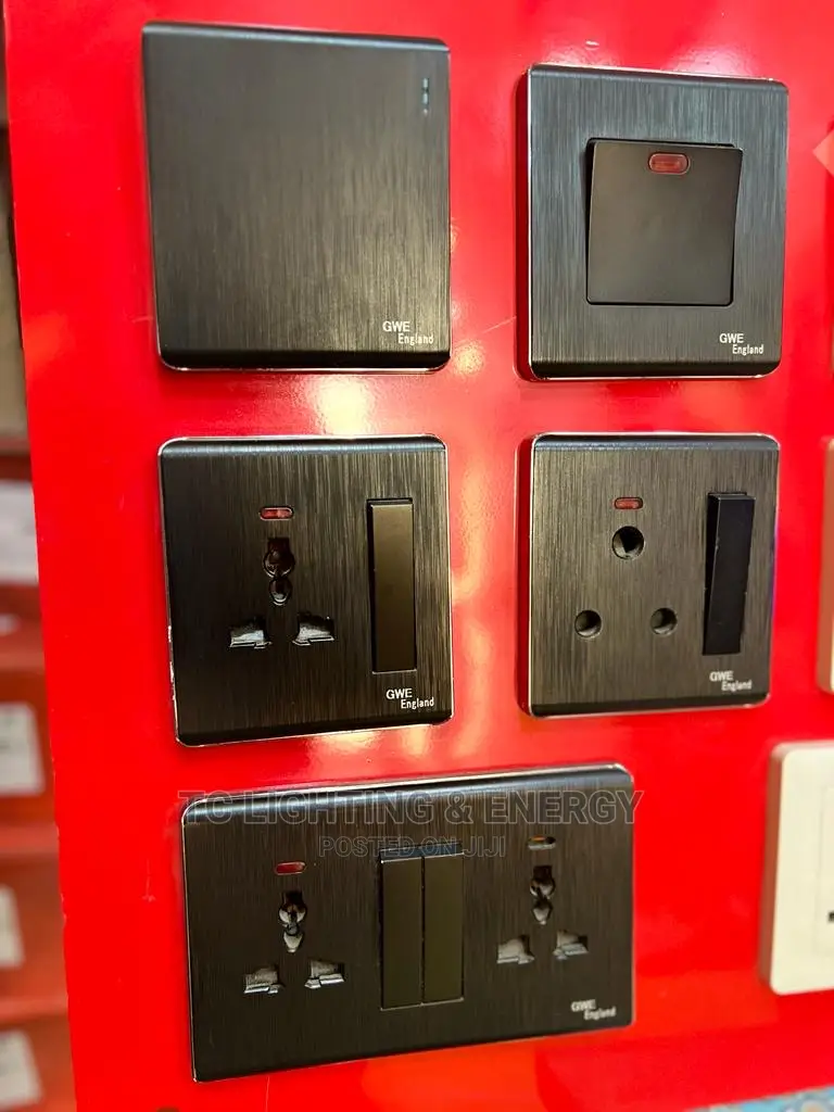 Quality Black With Silver Base Switches