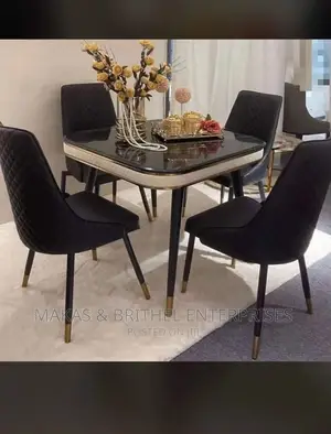 Quality Imported Marble Top Dinning Set of 4
