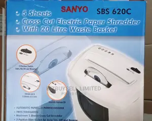 Sanyo Paper and Cd Shredding Machine