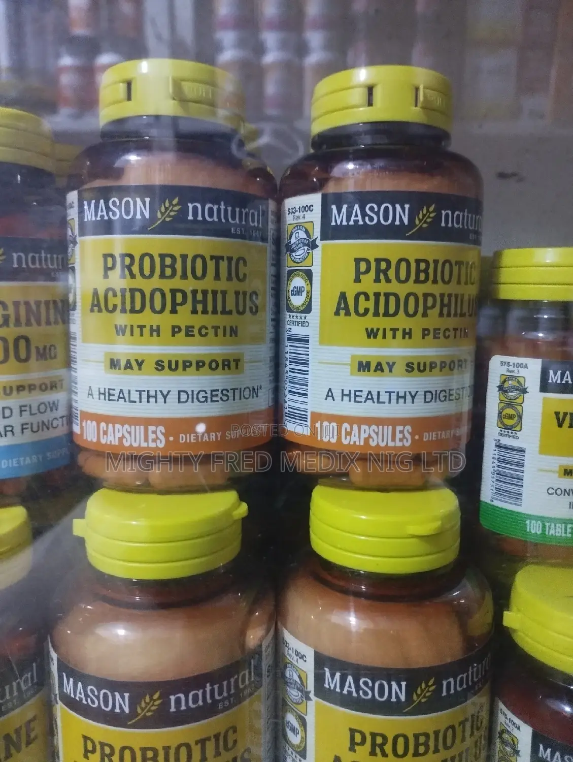 Mason Probiotics Acidophilus With Pectin