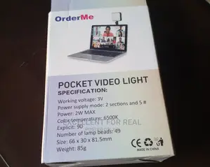 Orderme Pocket Video Light