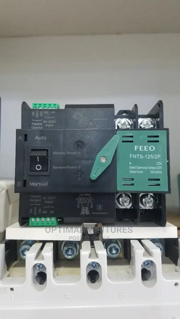 2P 125A Automatic Transfer Switch Ats