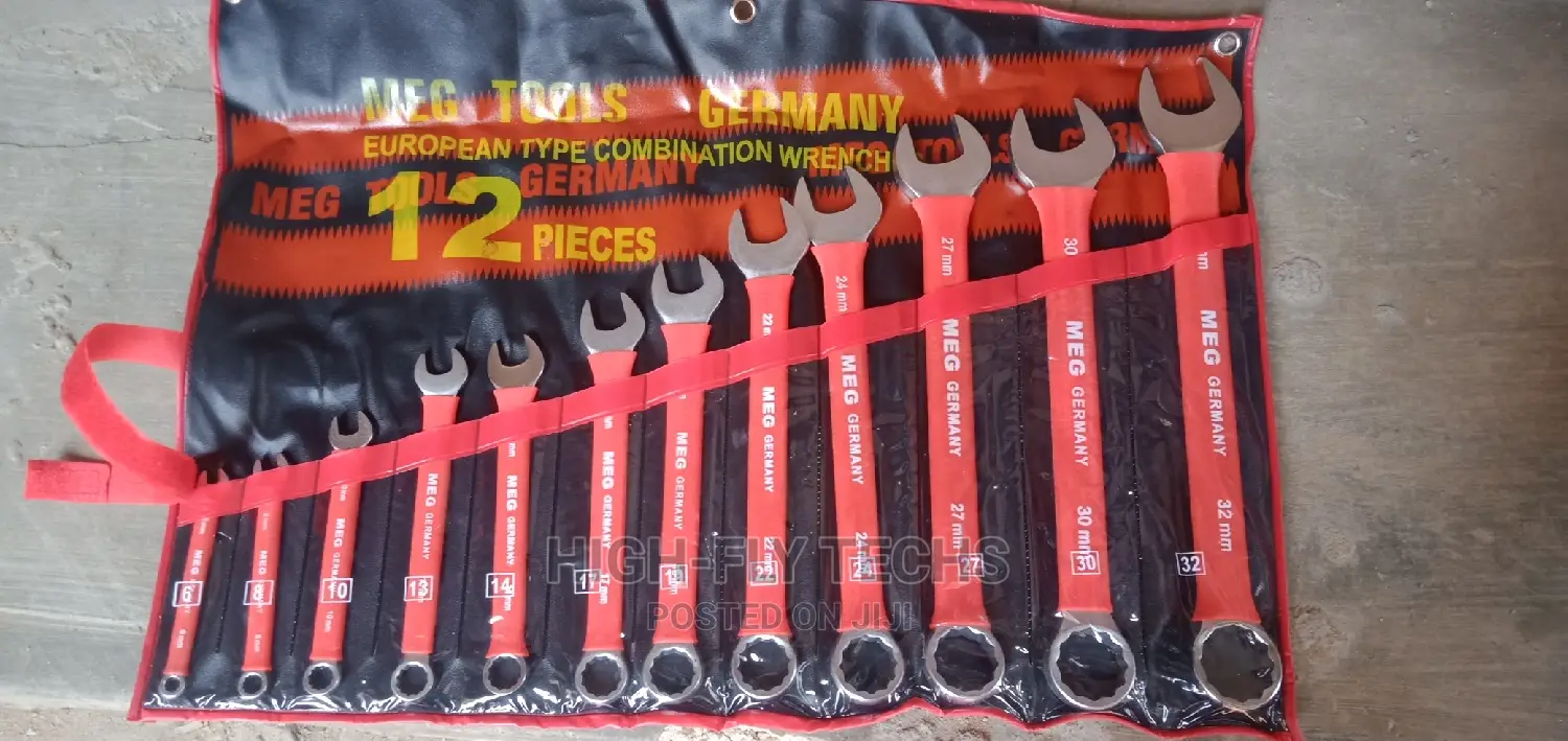 MEG 12-PCS Combination Spanner Set 6-32mm
