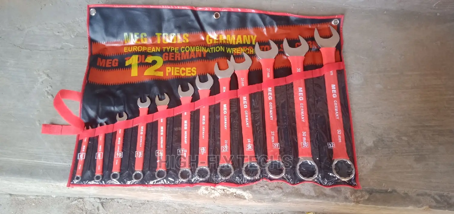 MEG 12-PCS Combination Spanner Set 6-32mm