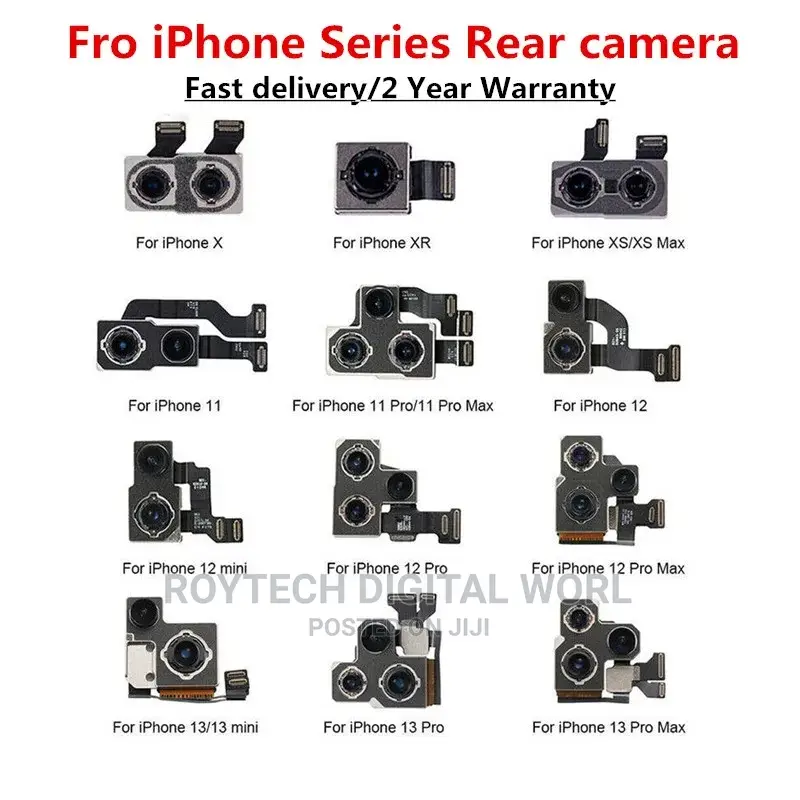 iPhone X, XR, 11,12, 13 Pro Front Back Camera Replacement