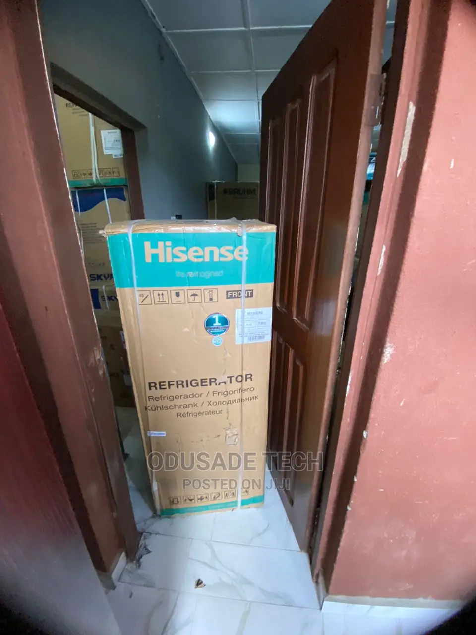 Hisense -204L|Red Top Mount Defrost Refrigerator Red