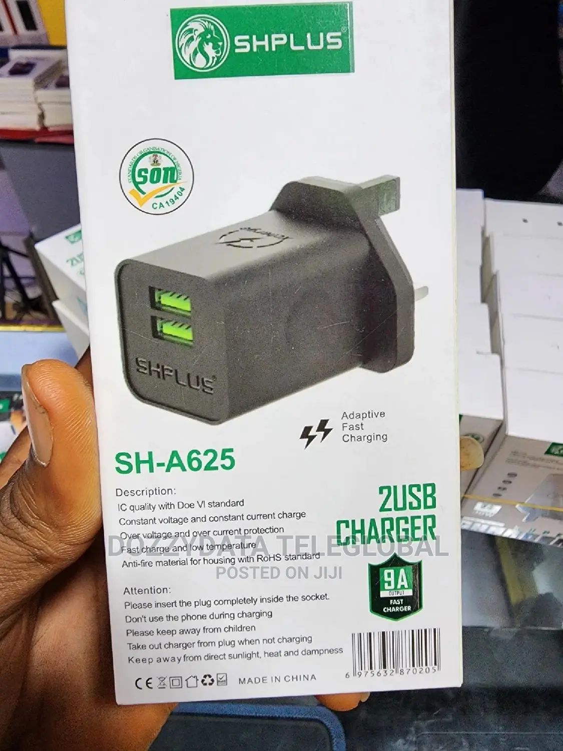 SHPLUS 2 USB (Sh-A625) Fast Charger
