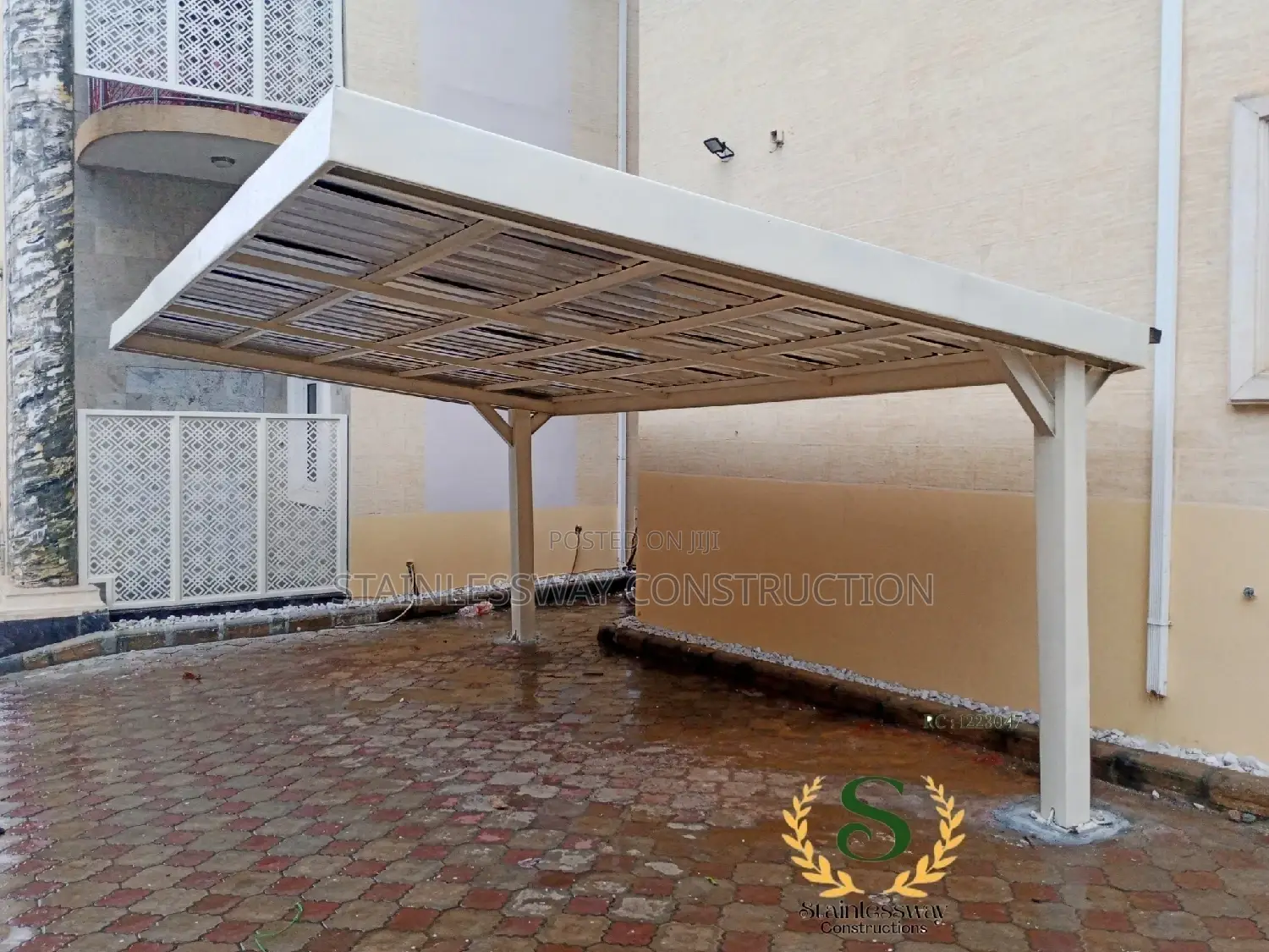 Two Cars Parking Shade Design