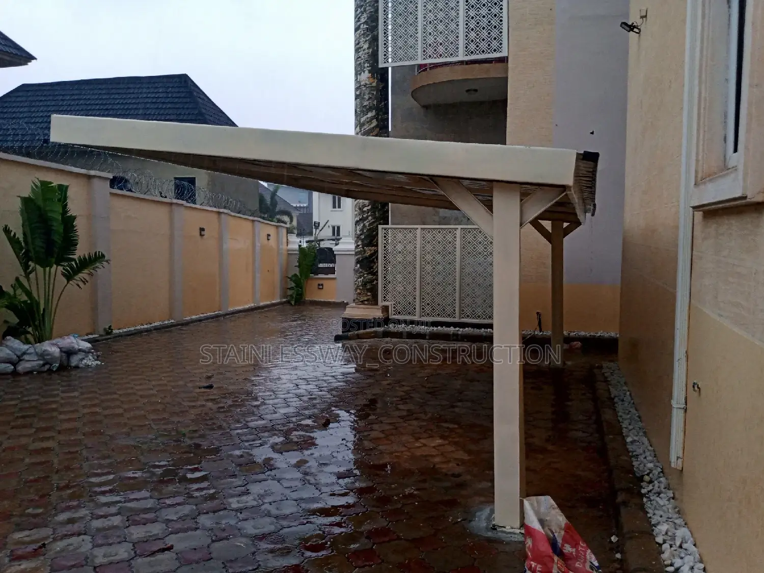 Two Cars Parking Shade Design