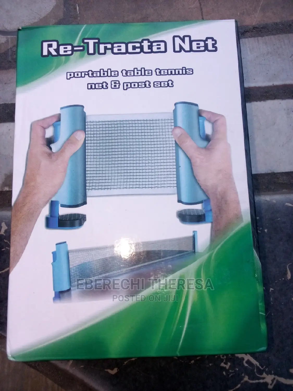 Portable Table Tennis Net Post Set