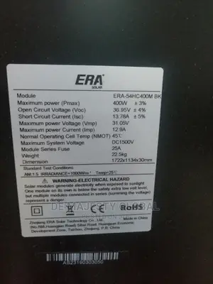 400watt All Black Era Solar Panel