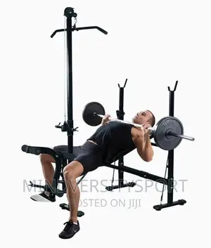Weight Bench With Latpull