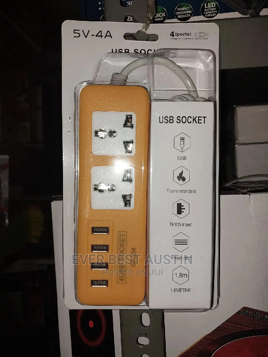 2ways Extension Wire With 4 Usb