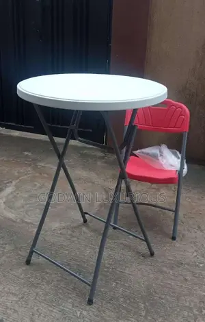 Long Legs Plastic White Table