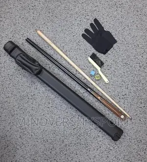 (Combo) Snooker Cue Stick,Bag, Brush, Gloves and Chalk