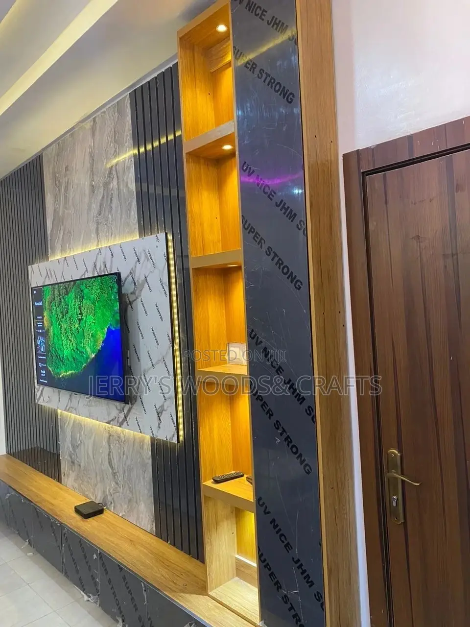 Wall Tv Console Stand