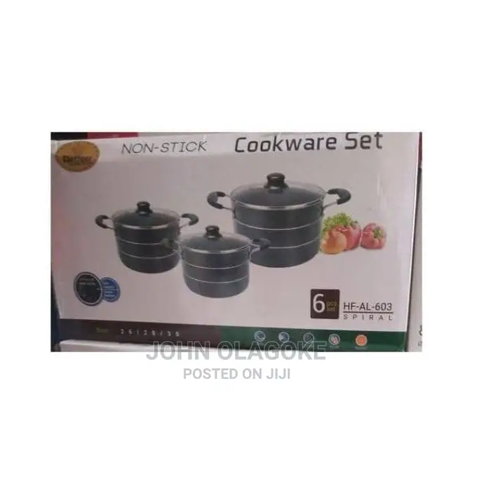 Hoffner 6 PCS Non Stick Cookware Set (Big Size) 603