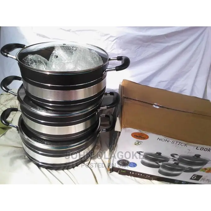Hoffner 6 PCS Non Stick Cookware Set (Big Size) 603