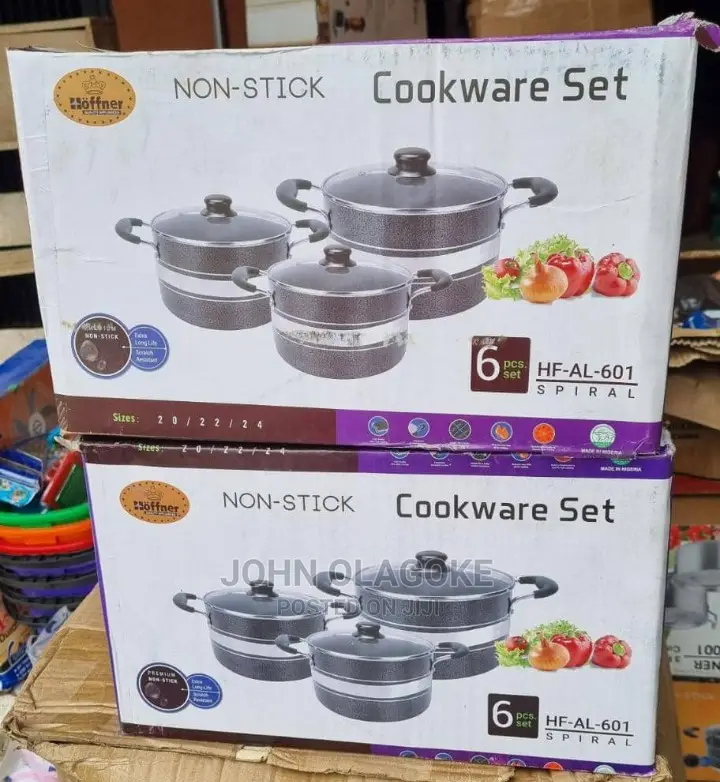 Hoffner (601) 3pc Nonstick Pot Size 20/22/24cm