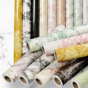 Marble Adhesive Waterproof Wallpaper Decor Sticker