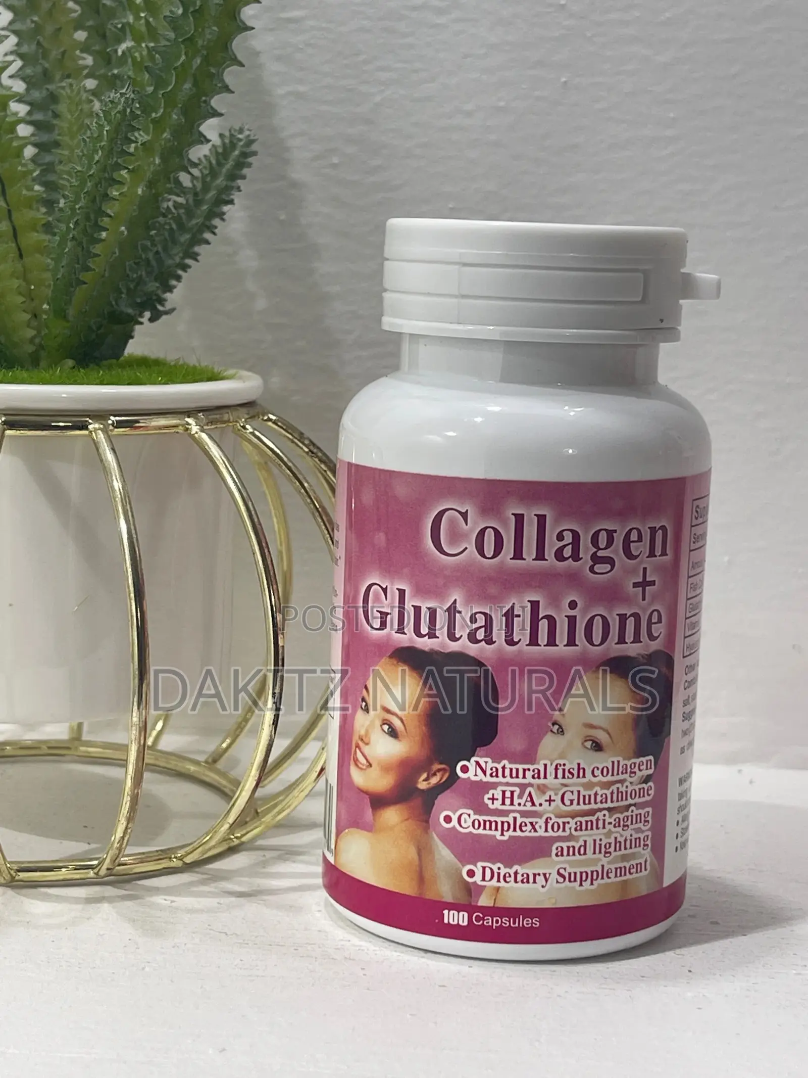 Collagen + Glutathione Capsule (100 Capsules)